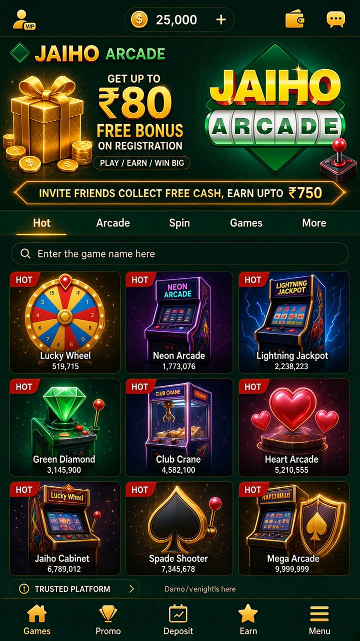 Jaiho Arcade app screenshot 2