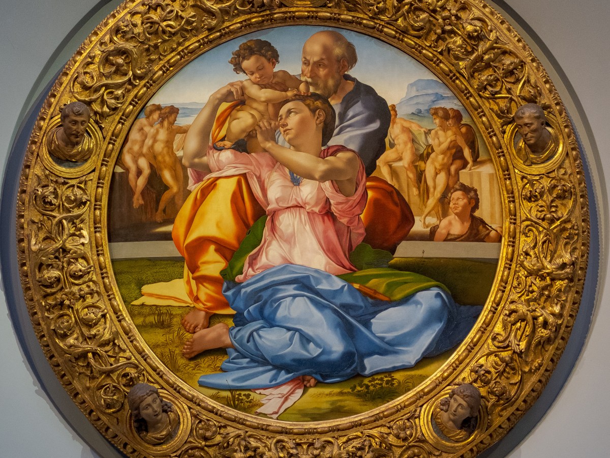 Confluence of the Greats: Raphael, Michelangelo, and Fra Bartolomeo. Room&nbsp;38